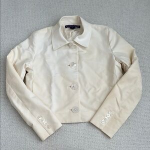 Ralph Lauren Purple Label Cream Blazer